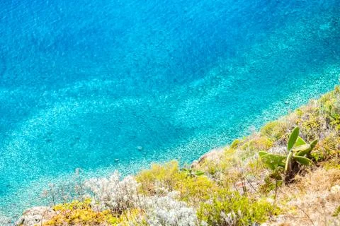 Turquoise ocean in Madeira Stock Photos