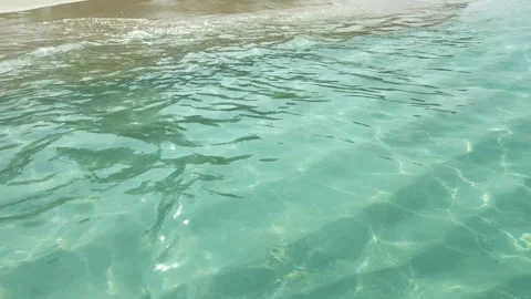 Turquoise ocean water, close up Stock Footage 306573962