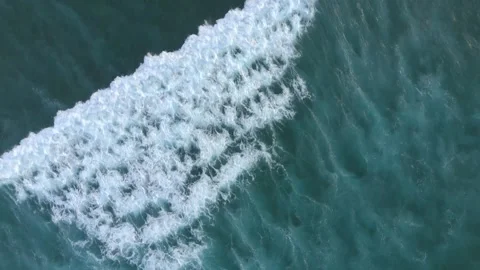 Turquoise ocean waves at Mirissa Sri Lanka Stock Footage 328965288