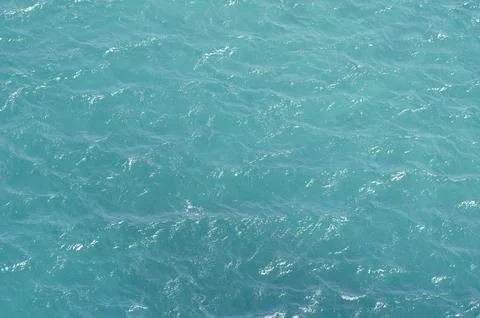 Turquoise Ocean Waves Texture Stock Photos
