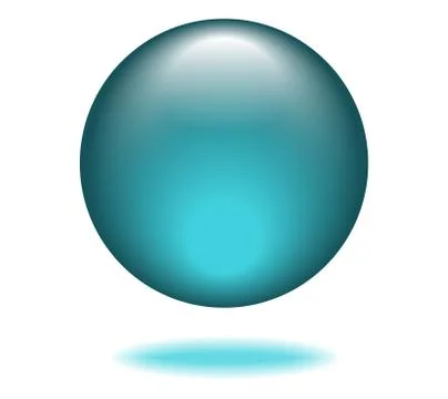 Turquoise orb graphic vector eps10 Stock Illustration