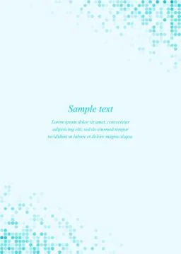 Turquoise page corner design template Иллюстрация