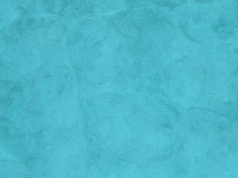 Turquoise painted plaster wall as a background Stock Photos
