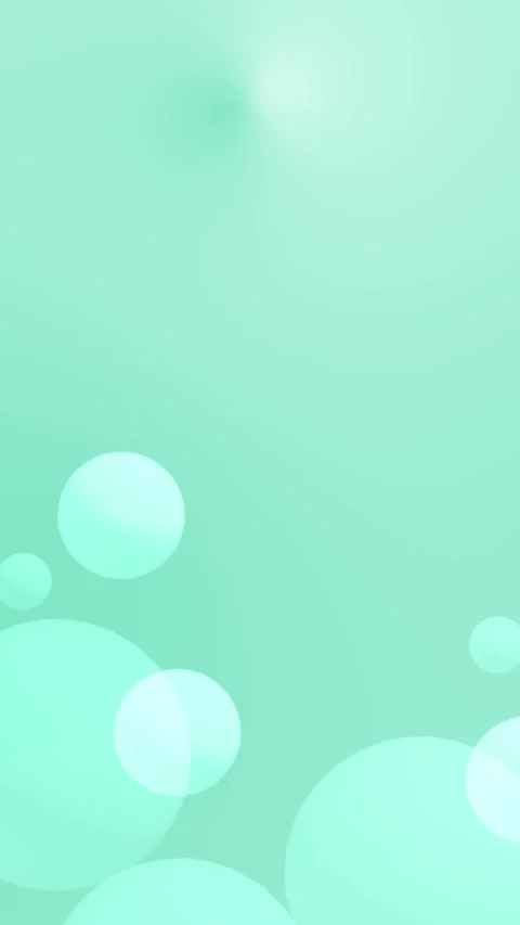 Turquoise pastel bubble background clean abstract circles, smooth soft lighting, Stock Footage 340413455