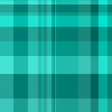 Turquoise pattern background tartan, place vector seamless check. Azul fabric Stock Illustration