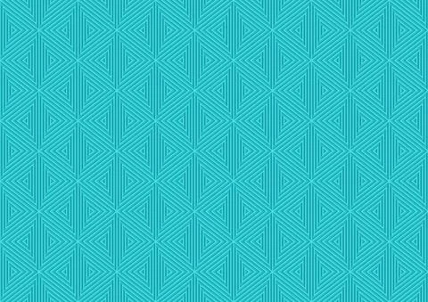 Turquoise Pattern with Triangular Mosaic イラスト素材