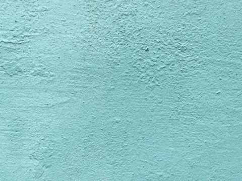Turquoise plaster wall abstract background Stock Photos