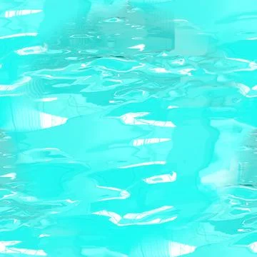 Turquoise plastic surface with white highlights. Beautiful seamless.  Stock Illustration