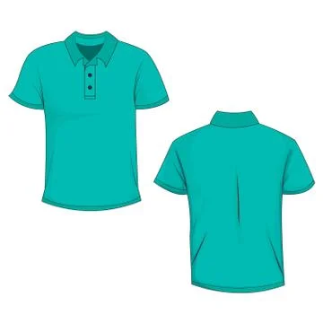 Turquoise Polo Stock Illustration