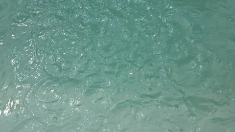 Turquoise Pool Water Surface Top View Stock Footage 331416269