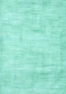 Turquoise rectangle sheet of paper colored with pencil. Foto stock