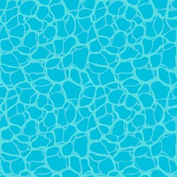 Turquoise rippled water texture background. Shining blue water ripple pool Stock Illustration