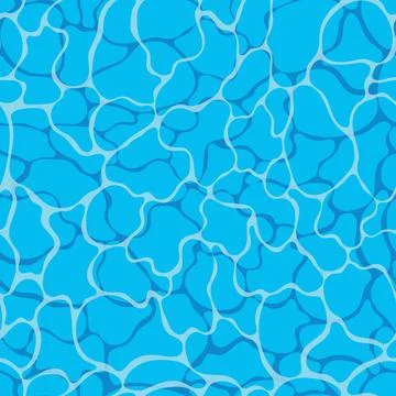 Turquoise rippled water texture background. Seamless pattern. Sea waves abs.. イラスト素材