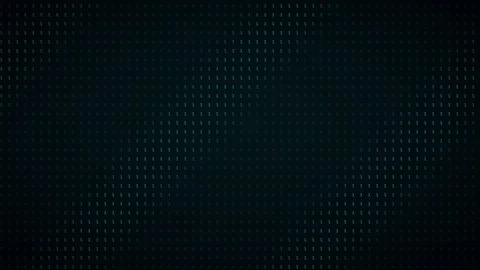 Turquoise rippling binary hacker code background Vídeos de archivo 342633625