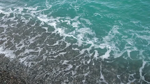 Turquoise sea beach. Stock Footage 194970216