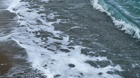 Turquoise sea beach Stock Footage 232754486