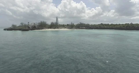 Turquoise sea coast and beach Stock Footage 85771859