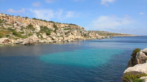 Turquoise sea Stock Footage 37655127