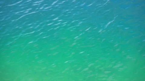 Turquoise sea or ocean surface, abstract water texture. Stock Footage 252745584