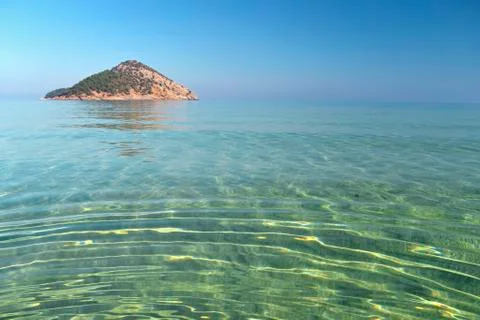 Turquoise sea Stock Photos