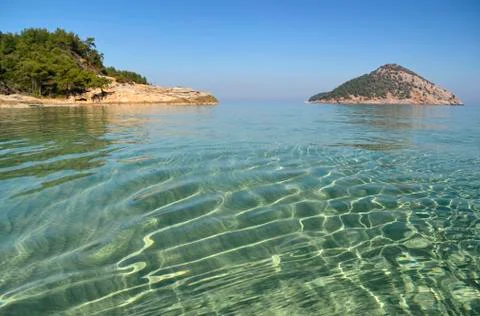 Turquoise sea Stock Photos