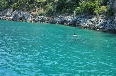 Turquoise sea Stock Photos