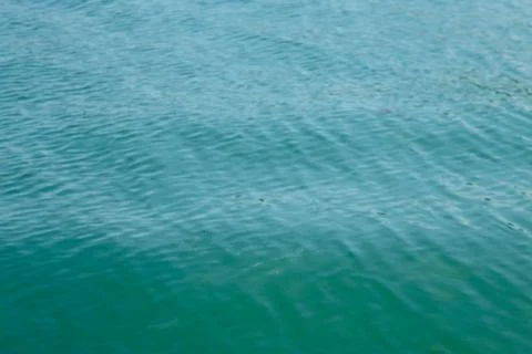 Turquoise Sea Water Surface Texture Stock Photos