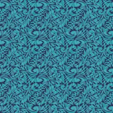 Turquoise seamless pattern Stock Illustration