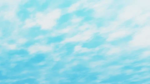 Turquoise Sky and White Clouds Stock Footage 105615205