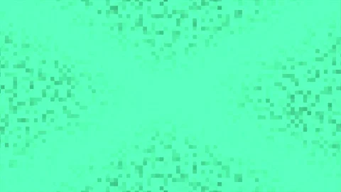 Turquoise slowly moving square box design hi-tech technology background Stock Footage 302558155