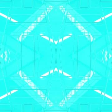 Turquoise smooth surface. Beautiful seamless mirrored turquoise background.  Stock Illustration