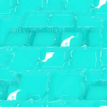 Turquoise smooth surface with white highlights. Beautiful seamless turquoise Stock Illustration