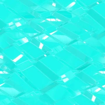 Turquoise smooth surface with white highlights. Beautiful seamless turquoise Stock Illustration