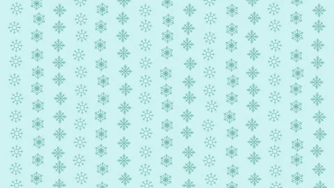 Turquoise snow doodle seamless winter background pattern Stock Footage 320118883