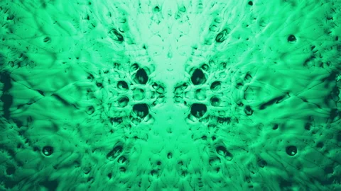 Turquoise symmetrical pattern under water. looped abstract 스톡 동영상 134186472