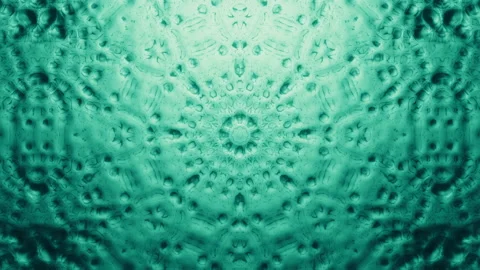 Turquoise symmetrical pattern under water Stock Footage 134190874