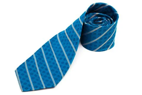 Turquoise tie close up Stock Photos