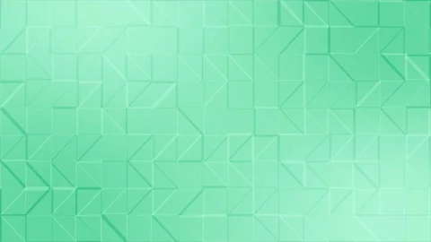 Turquoise various different shapes minimal geometrical futuristic background Stock Footage 302559858