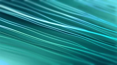 Turquoise vector diagonal waves move smoothly on a blurred background Stock Footage 79714671