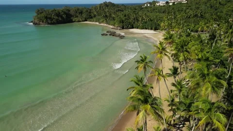 Turquoise Waters and Beachfront of Playa Bonita -05 Stock Footage 337257189
