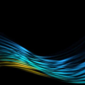 TURQUOISE WAVE BACKGROUND Stock Illustration