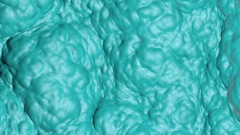 Turquoise wave surface. animated background. 3d render Stock Footage 101545607