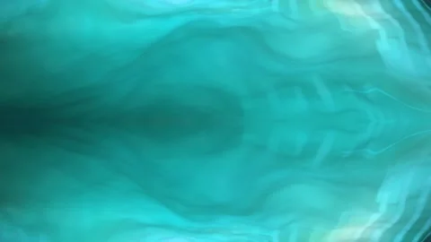 Turquoise waves, abstract background with mirror effect. Stock Footage 272789764