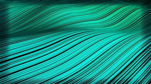 Turquoise Waves Background VJ Loop in 4K Stock Footage 306644912