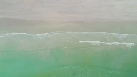 Turquoise waves on Cable Beach Broome Western Australia Stock Footage 145963174