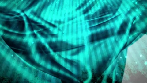 Turquoise Waves — Flowing Liquid Texture Stock Footage 312229037