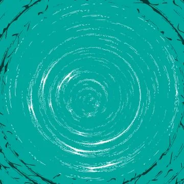 Turquoise whirl pattern Illustrazione stock