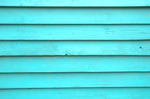 Turquoise wooden wall Stock Photos