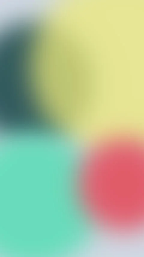 Turquoise Yellow Coral Vertical Motion Background Pop Gradient Loop Vidéo 345536085