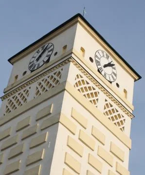 Turrect clock Stock Photos